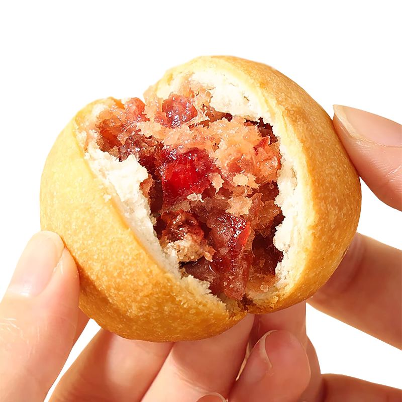 吉庆祥迷你云腿小饼蛋黄火腿月饼月饼