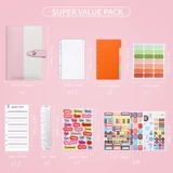 Полиуретановый ноутбук с молнией, (Трансграничная торговля), отрывной лист