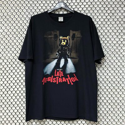 KanyeWest侃爷辍学小熊短袖t恤