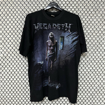 Megadeth麦格帝斯重金属乐队短袖