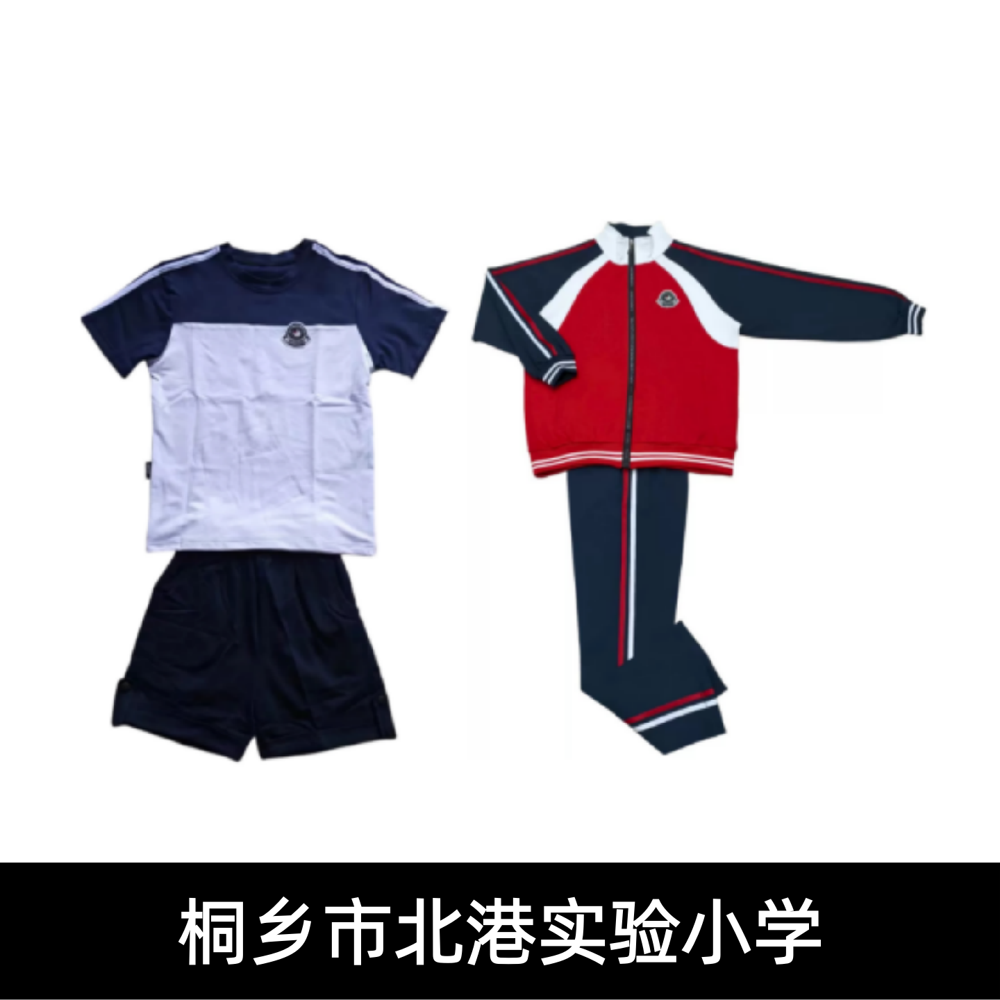 桐乡市北港实验小学校服夏装春秋运动装