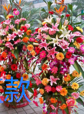 乔迁花篮开业展会邵阳鲜花店送花双清区大祥区北塔区花圈鲜花速递