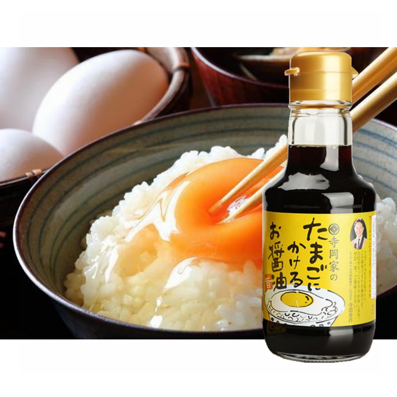 日本拌饭酱油进口寺冈家猫饭鲣鱼寿司刺身调味汁拌饭酱鸡蛋饭酱油