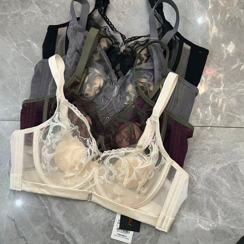 丰渡3337 内衣大胸显小超薄水晶杯聚拢软钢圈上托防下垂文胸罩女