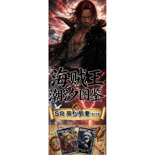 苏和文创海贼王潮汐图鉴全亚克力精品色纸