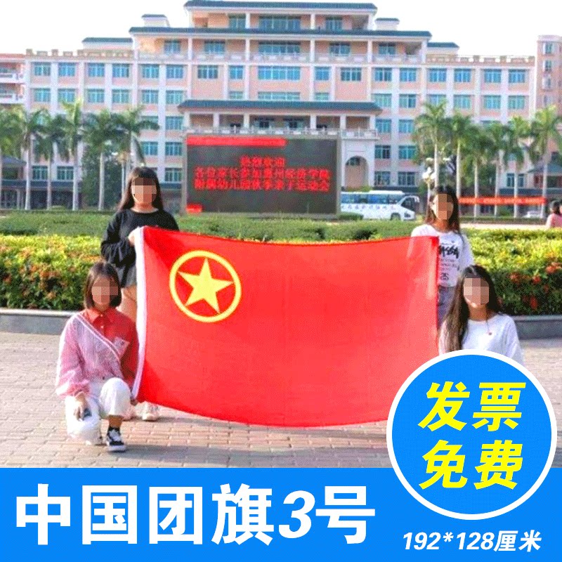 团旗共青团中国共青团  少年儿童团团旗 团旗小号 团组织生活团旗免费