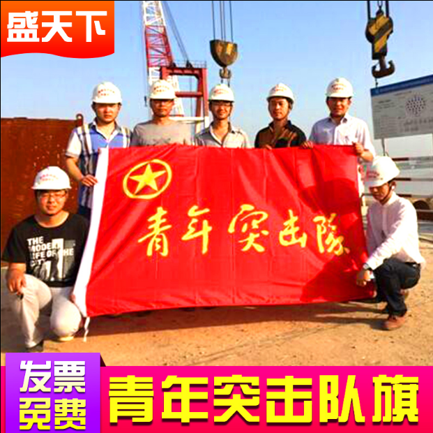 队旗制定青年党员免费印字