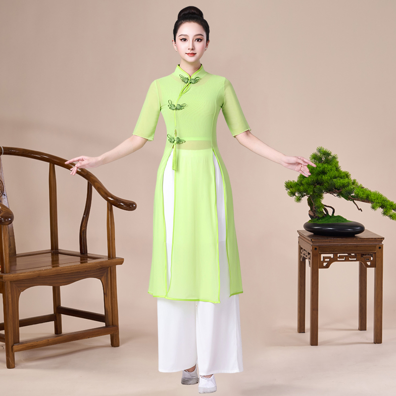 形体仪态舞蹈演出服套装