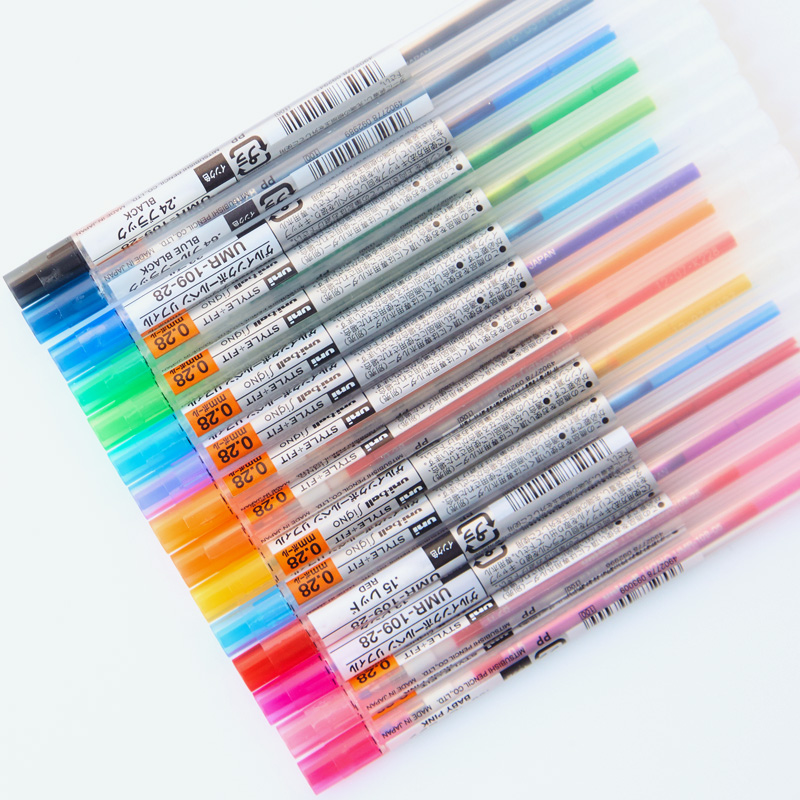 三菱a日本uni丨系列彩色中性笔芯