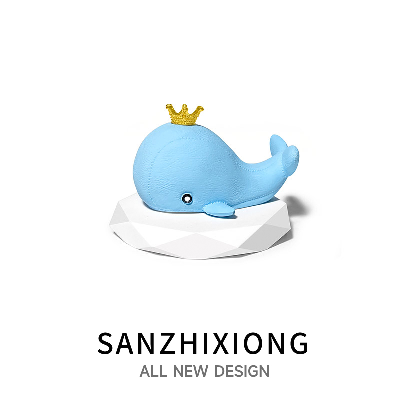 可爱鲸鱼坐式香薰装饰摆件