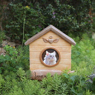 宠物殡葬骨灰储存收纳盒猫咪狗狗火化安葬纪念盒悼念墓碑纪念碑