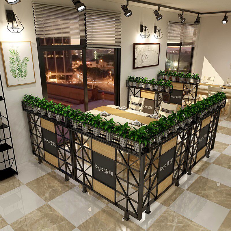 铁艺矮隔断装饰创意客餐厅花架饭店火锅店墙半截北欧绿植屏风围栏|ruв категории коммерческий/офисная мебель, офисная мебель, экран перегородка, Управление экраном/перегородка - от Buy2taobao.com для оказания профессиональной услуги покупки агента Taobao