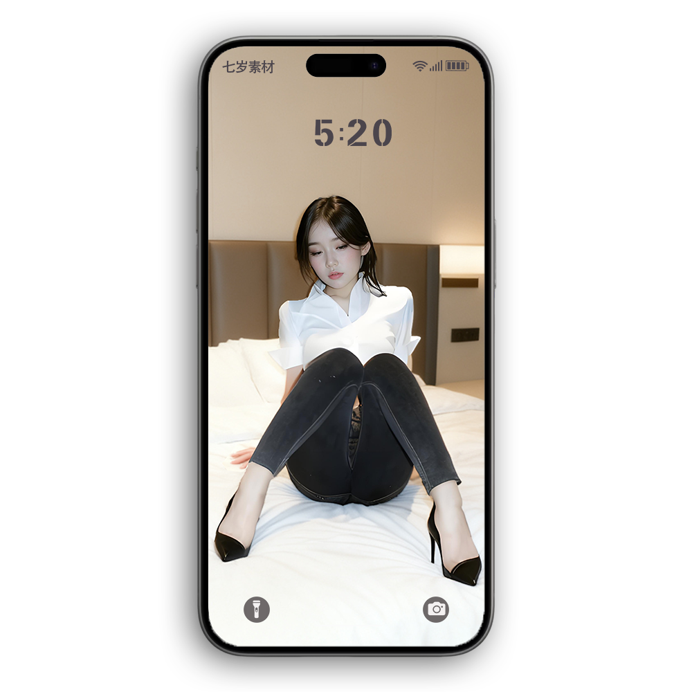 手机电脑平板壁纸屏保ipad手表屏幕高清写真性感壁纸美女照片四件