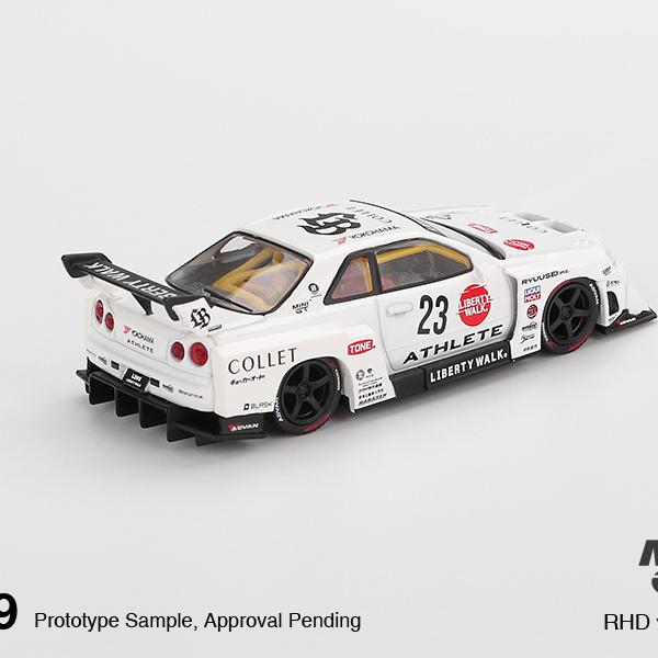 MINIGT 1/64 1059日产ER34超级剪影Super Silhouette合金静态模型