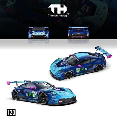 TH 保时捷911GT3 R 勒芒 LeMans 24H 2025 90号 1/64合金车模