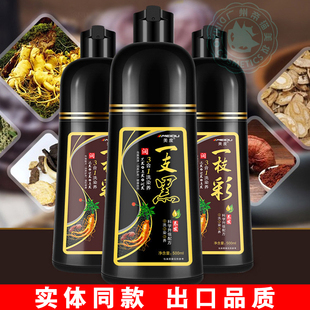 美度一支黑遮盖白发染发剂易洗彩植物彩色泡泡染膏MEIDU Hair Dye