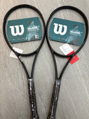 Wilson威尔胜小黑拍Noir blade98专业拍成人男女网球拍全碳素305g