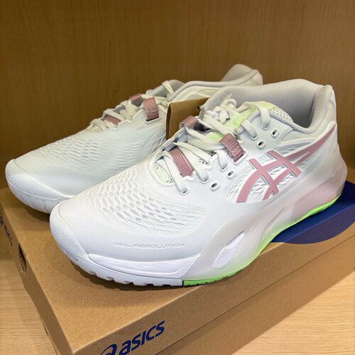 ASICS亚瑟士26款网球鞋女RESOLUTIONX RS10包裹性粉色专业运动鞋