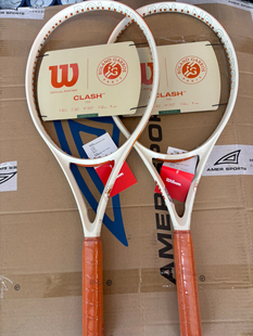 Wilson威尔胜2025新款法网联名网球拍成人男女Clash V3碳素专业拍