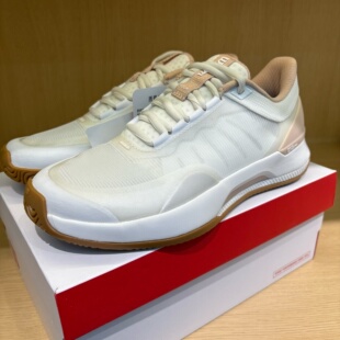 Wilson威尔胜网球鞋26女款专业运动鞋IntrigueTour白粉鞋缓震舒适