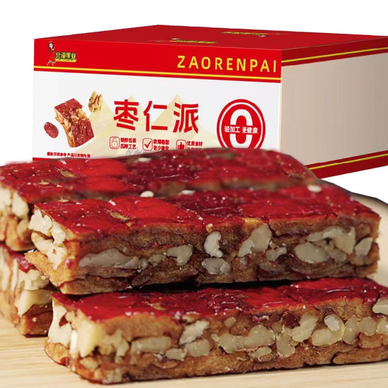 枣仁派新疆独立小包装大红枣夹心即食黑芝麻核桃夹枣孕妇味零食