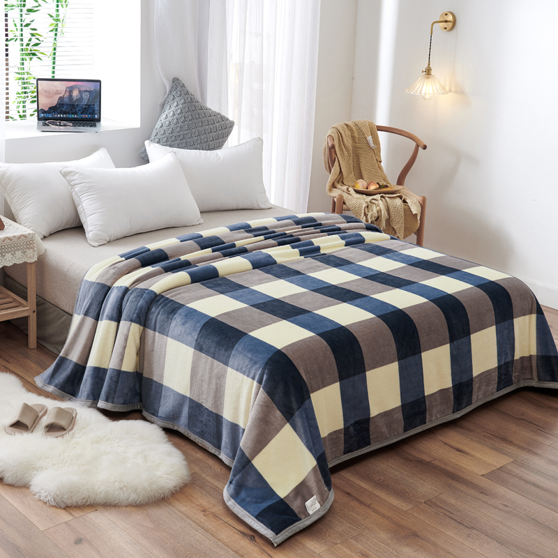 冬季珊瑚绒学生宿舍毛毯床单