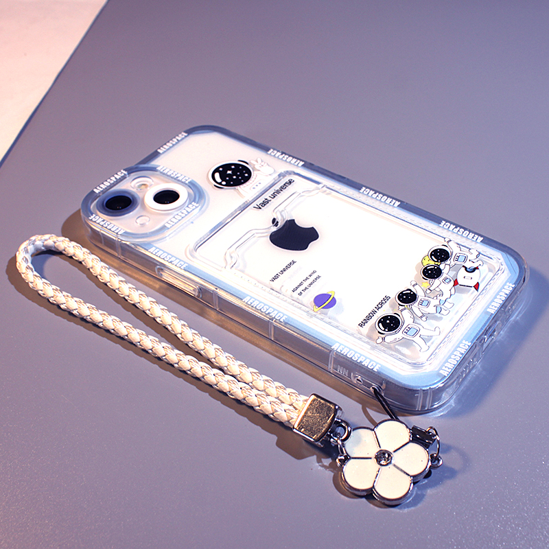 插卡宇航员适用于苹果卡通手机壳