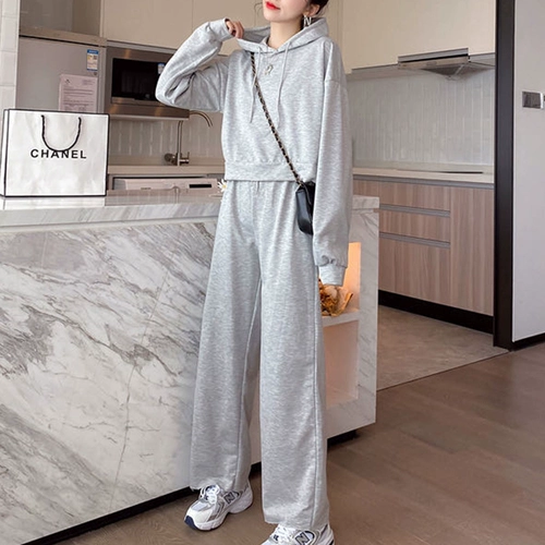 Осенний цветной комплект, толстовка с капюшоном для школьников, штаны, свободный крой