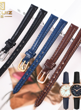 小号真皮女适配化石FOSSILES4410ES4411ES4412ES3799 10mm手表带