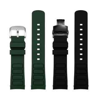 力热适配MIDO美度舵手TV电视系列M049526A弧口快拆橡胶手表带22mm