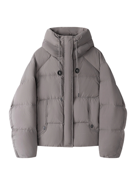 『娜娜粉丝专享』【云蓬系列】甜美洋气减龄连帽泡芙羽绒外套女