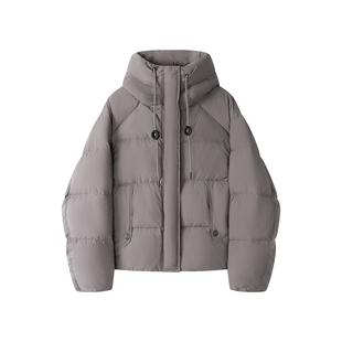 『娜娜粉丝专享』【云蓬系列】甜美洋气减龄连帽泡芙羽绒外套女