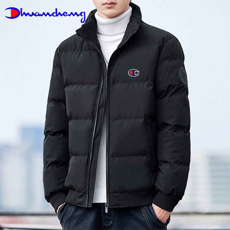 偶尚冠軍羽絨棉服男短款立領加厚冬季外套2020新款保暖時尚上衣男在類目 男裝, 棉衣中 - 來自Buy2taobao.com提供專業的淘寶代購服務
