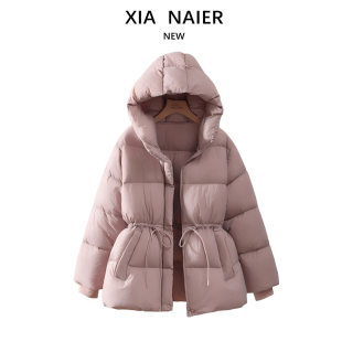 云朵抽绳面包 M04 90白鸭绒 收腰面包服连帽羽绒服 小夏推荐