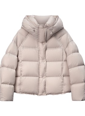 【小乐专享】 M66#奶酪泡芙感90白鸭绒龟背面包服[水洗带溯源]