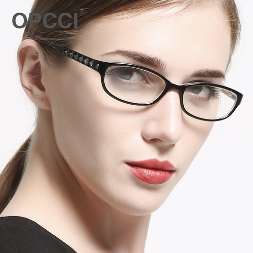 opcci2025新款女式板材近视眼镜