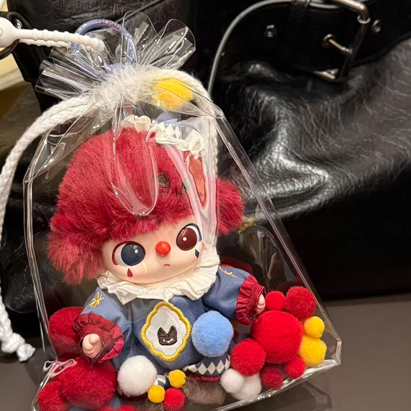 dimoo炽焰小丑遛娃包迪士尼毛绒挂件保护套17cm遛娃包防尘收纳袋