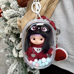 WAKUKU哇库库三代立刻开挂吧系列遛娃包12cm毛绒娃包外出保护套