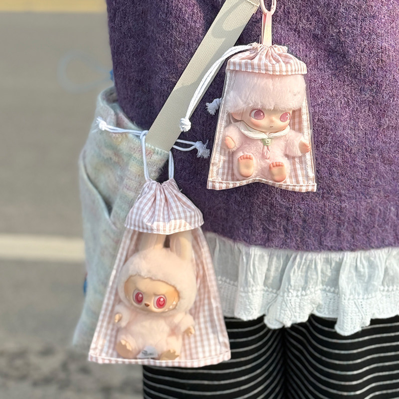 dimoo迪士尼娃包12-17cm娃用抽绳搪胶娃防尘收纳保护套外出遛娃包,模玩/动漫/周边/娃圈三坑/桌游,娃包,淘宝优惠券,粉丝福利购,淘宝优惠卷