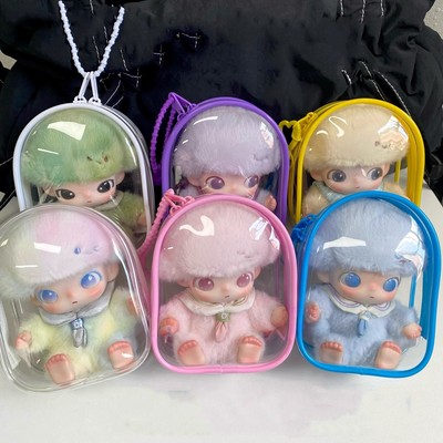 dimoo新生日记娃包12cm娃用仓包搪胶娃防尘收纳保护套外出遛娃包