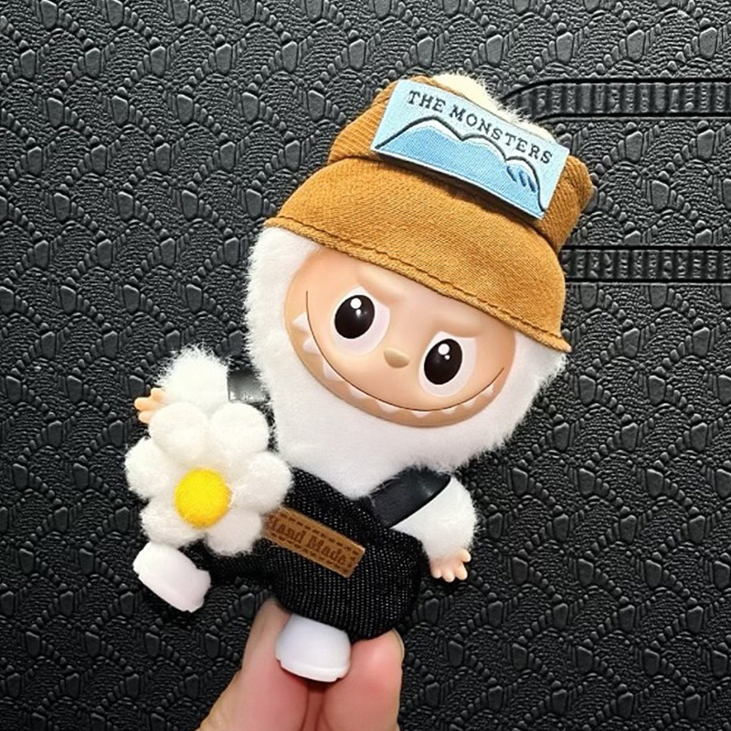 仅衣服适用4代迷你版拉布布4.0娃衣mini版Labubu四代衣服心底密码