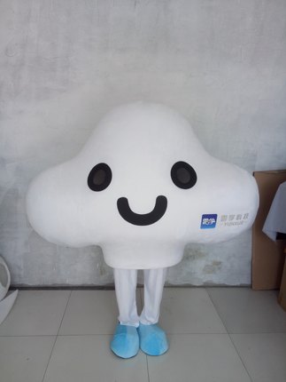 来图定做白云卡通人偶服动漫成人行走云朵幼儿园棉花玩偶毛绒头套