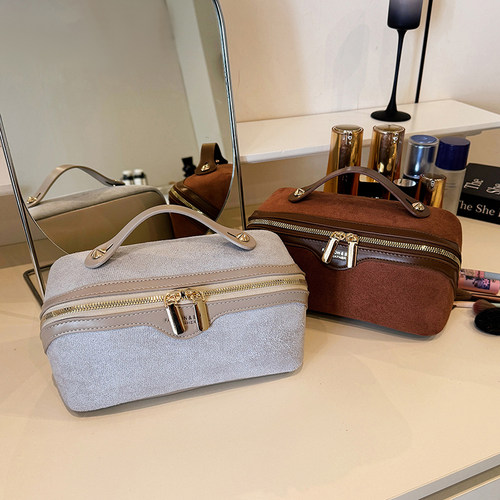 大容量2025新款复古平铺手提便携