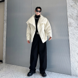 小众设计师大翻领阔版连袖羽绒服3676P275，男装羽绒服，电商C212