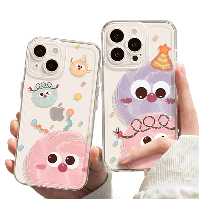 优思顿适用苹果手机壳可爱煤球