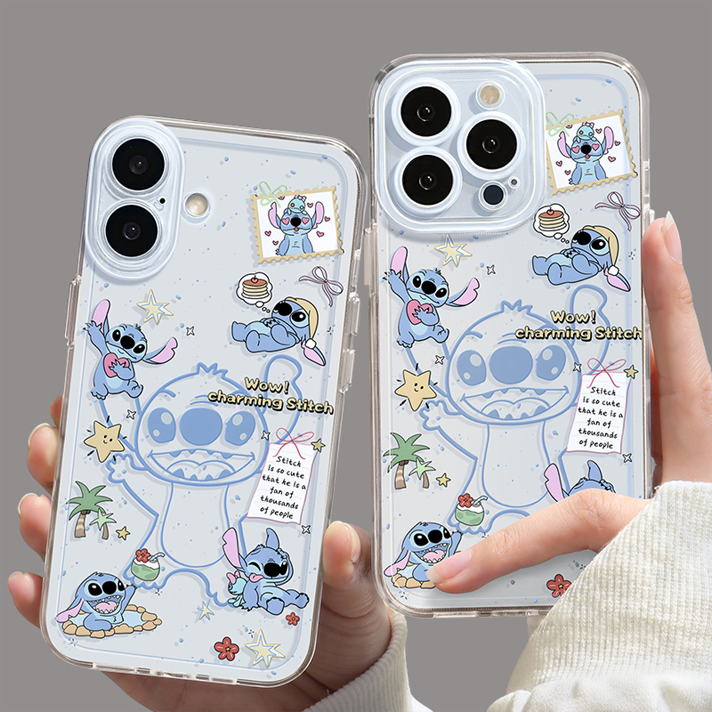 优思顿适用苹果16pro手机壳新款iphone15pro公仔11蓝色pro夏天x透明12超好看13爆款14防摔15男16套16promax