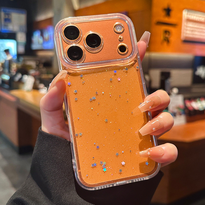 优思顿闪粉星星全包防摔壳