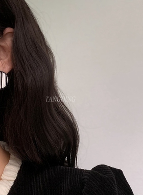 斑马纹圆形耳钉小众黑白撞色纽扣耳环秋冬复古简约条纹耳饰s925银