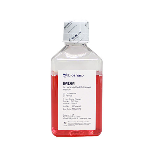 biosharp BL312A IMDM液体培养基 含L-谷氨酰胺 丙酮酸钠 HEPES