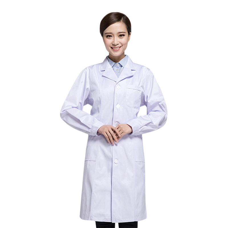Biosharp男女士长袖白大褂薄款